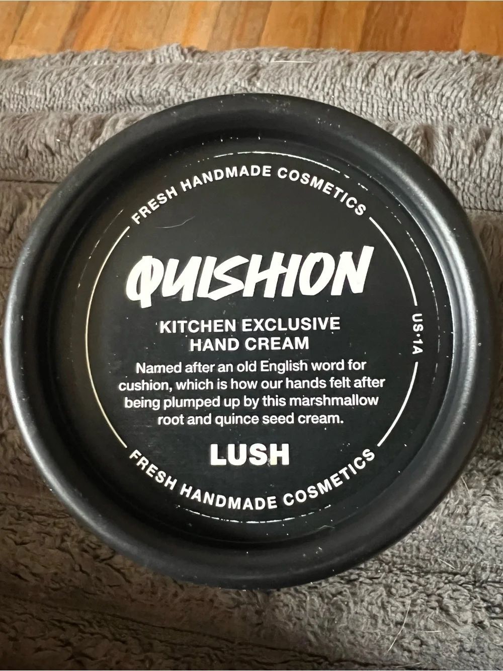 LUSH KITCHEN EXCLUSIVE QUISHIION HAND CREAM 3.5 oz